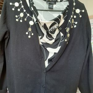 Sweater/blouse combo